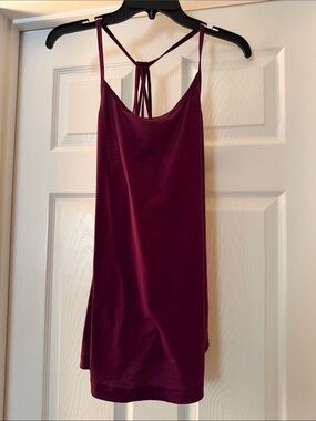 Soma Deep Burgundy Strappy Back Camisole